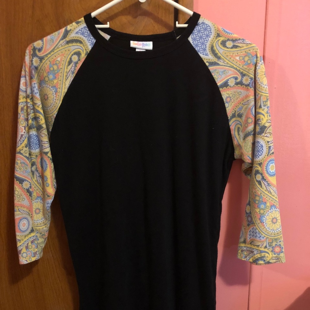 LuLa Roe Randy with Paisley print